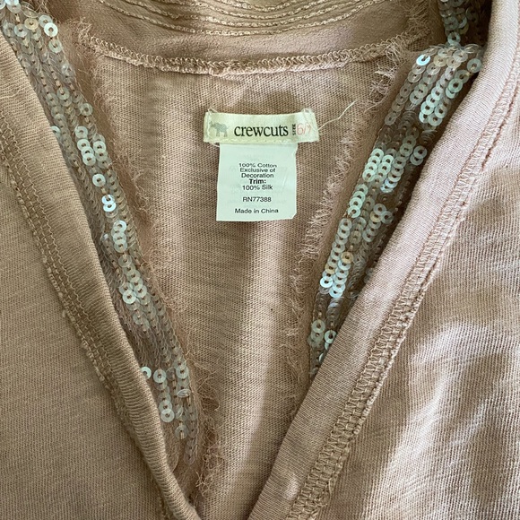 Crewcuts by J. Crew for girls Mauve Cardigan Sz 6-7 - Picture 4 of 5